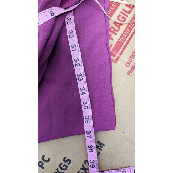 TRINA TURK Size 4 Dress Ruffle Layer Bodice Split Back Sheath - Picture 11 of 11